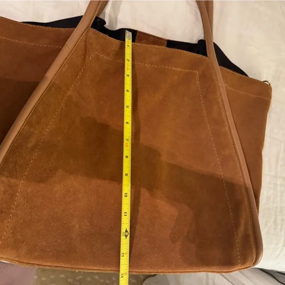 ASOS Brown Suede Tote Bag - Picture 8 of 12
